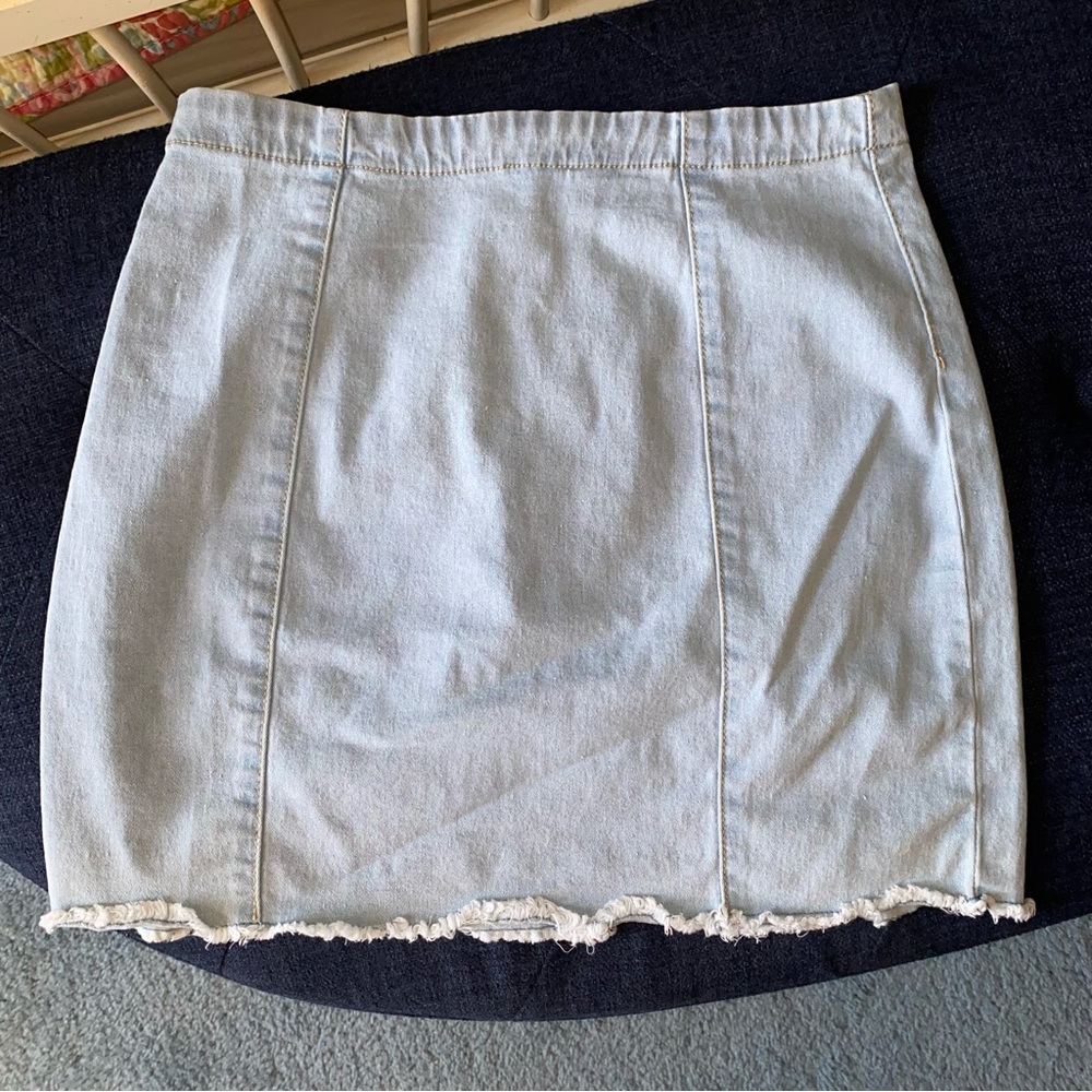 Jean style miniskirt
